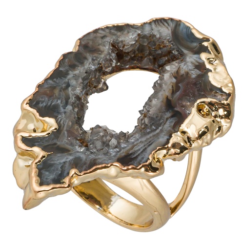 Кольцо Possebon Geodo Natural, K5051.15 BR/G 16 фото 3